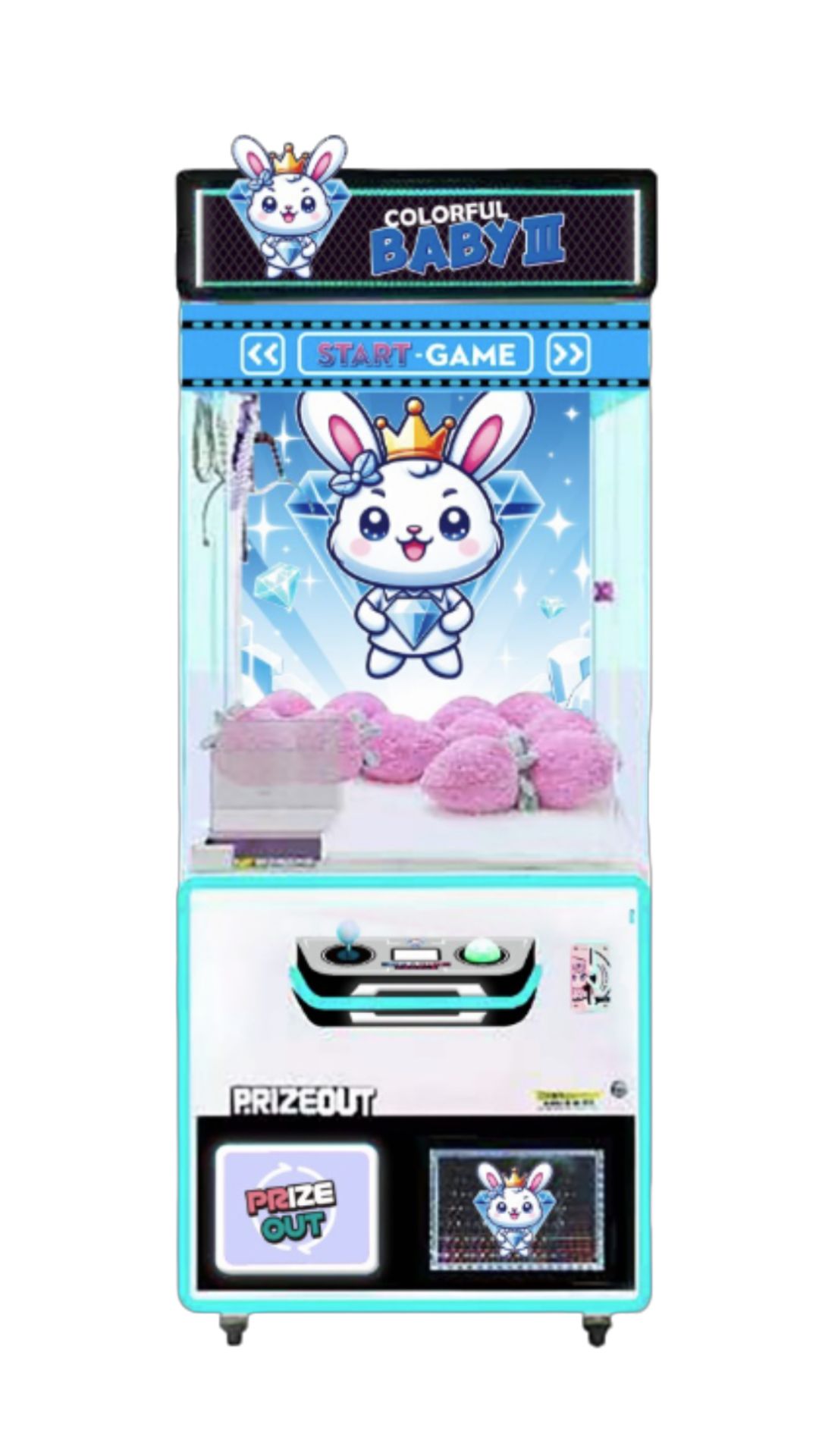 [TOP 5] Máy gắp gấu bông siêu thu hút trẻ em tại khu vui chơi hiện nay - Màu xanh