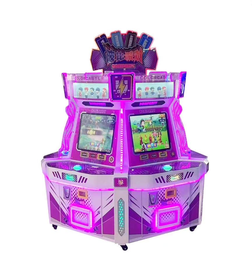 Máy game kéo bò 5 người chơi - game thùng kéo bò