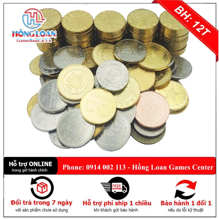 ĐỒNG XU CHƠI GAME, PHU KIEN MAY BAN CA MINI