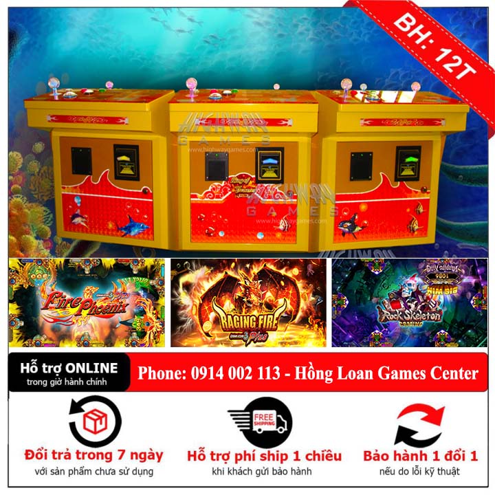 lắp đặt khu vui chơi cho trẻ, máy bắn cá