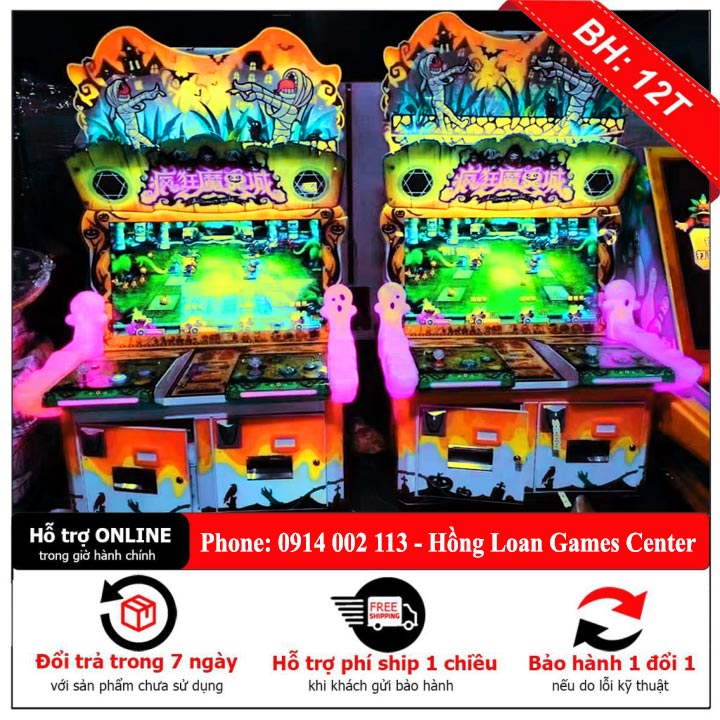 công ty thiết kế khu vui chơi, máy bắn cá mini, máy bắn cá 2 người chơi