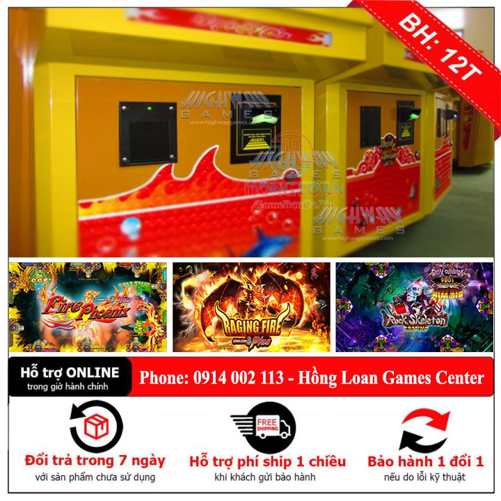 thiết kế khu vui chơi trẻ em, máy bắn cá