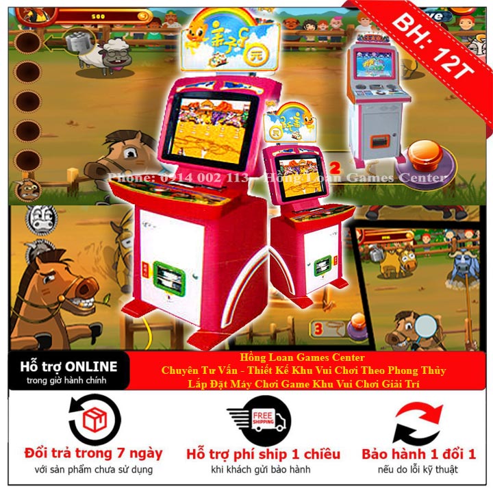 máy bắt bò, máy kèo bò, thiết kế khu vui chơi